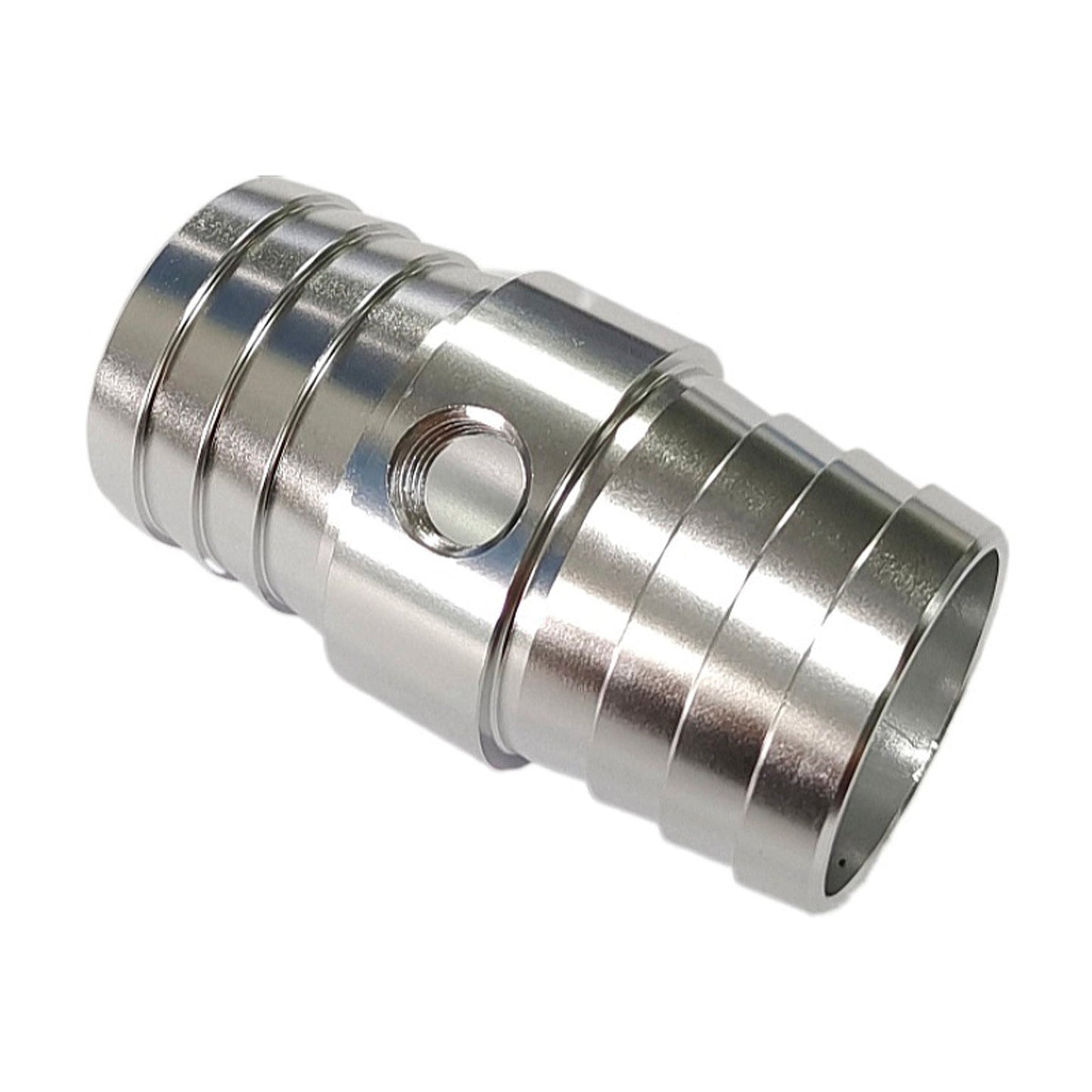 Raccord cannelé pour tuyau de radiateur avec port NPT 1/8" et adaptateur pour tube vapeur 1-1/4" AN627-20X125