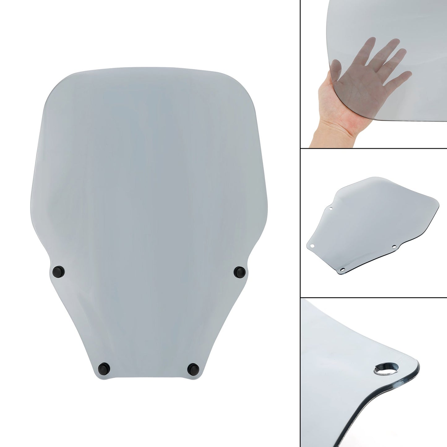 Pare-brise + support pour HONDA Fozra NSS 350 2021-2023