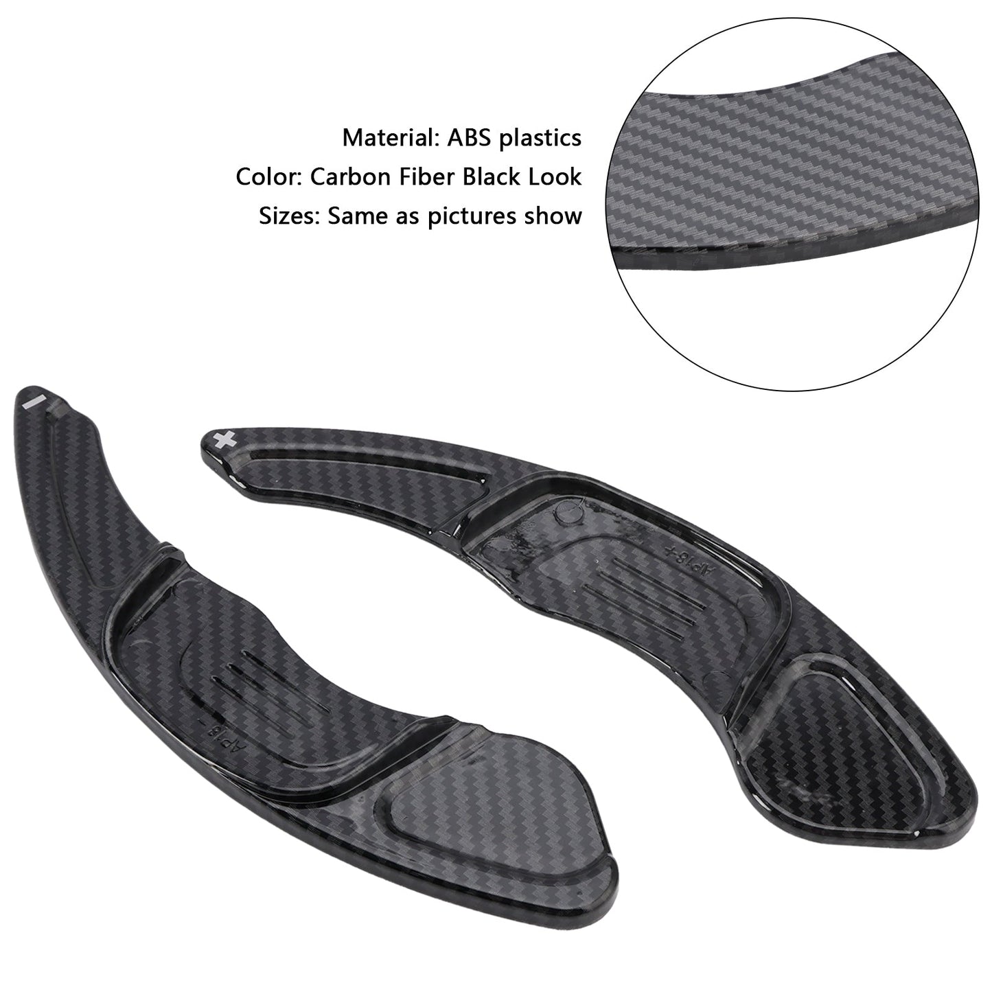 2016-2017 Volkswagen Lingdu GTS Carbon Look Steering Wheel Paddle Shifter Extension Covers