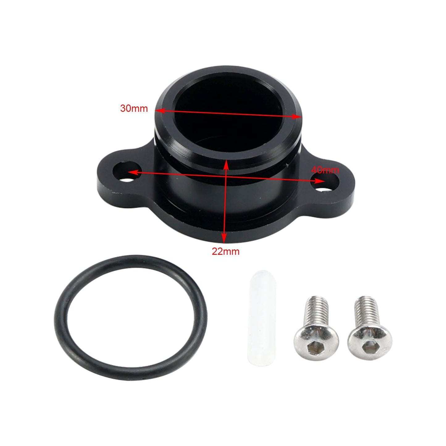 Bouchon de blocage de suppression de pompe d'injection d'huile noir pour YAMAHA PW50 PW80