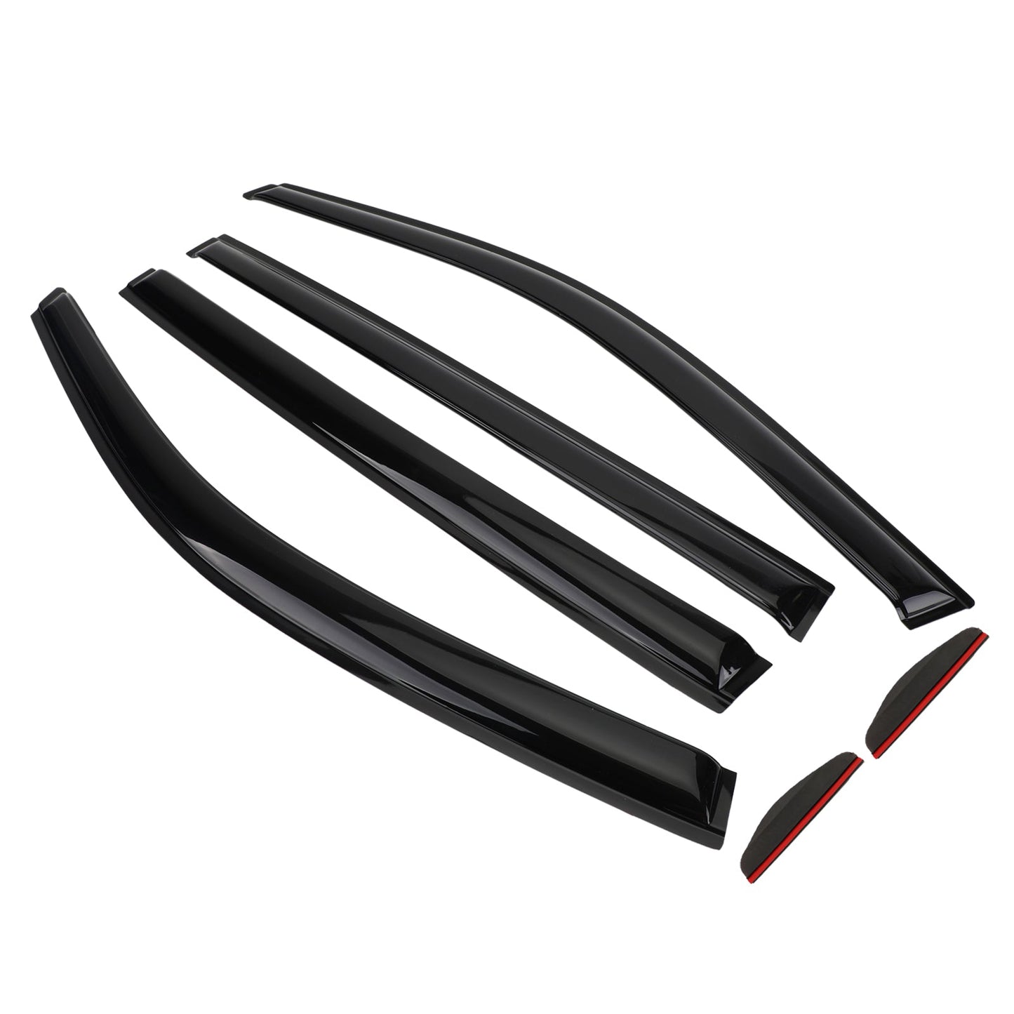 Kit de 6 viseras protectoras para ventana de coche, parasol y lluvia, para Toyota RAV4 2013-2018