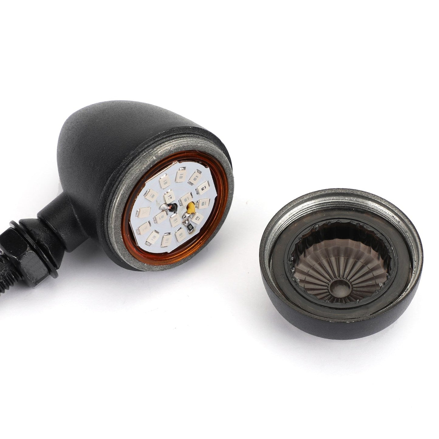 Clignotants pour Harley Chopper Cafe Racer, noir, assortis