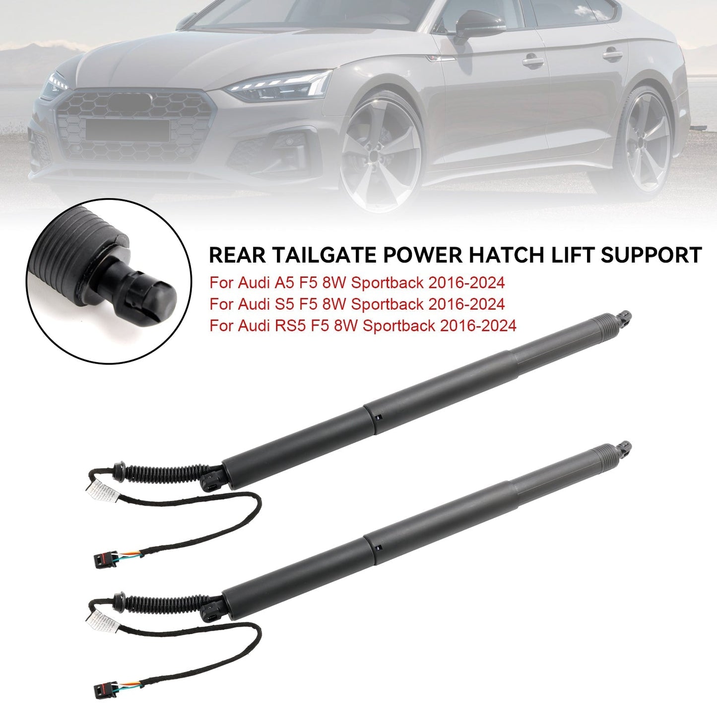 Hayon élévateur électrique 2 pièces pour Audi A5 S5 RS5 Sportback 2016-2024 8W8827851 8W8959107