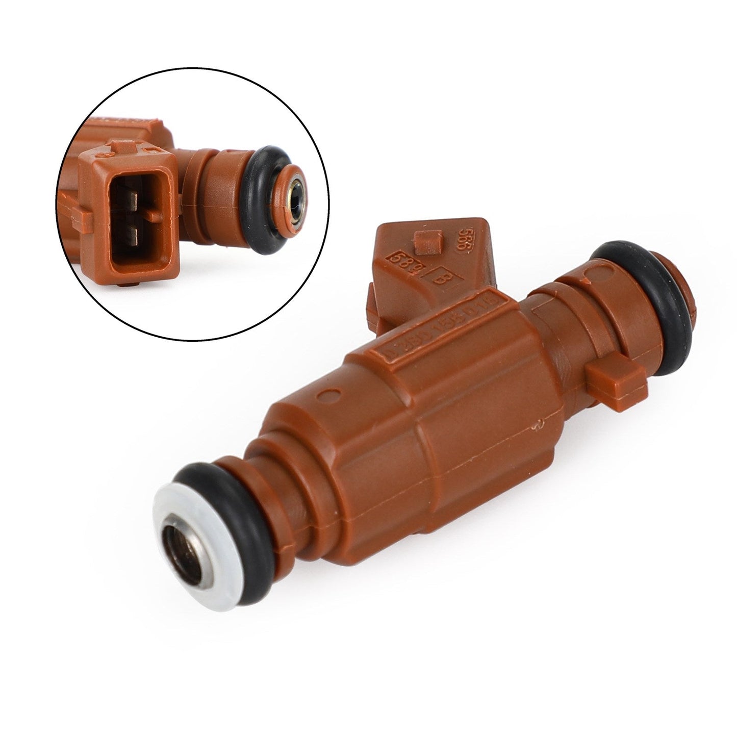 1 inyector de combustible 0280156016 compatible con Mercedes S500 G500 SL500 E500 CLK50 5.0L 4.3L