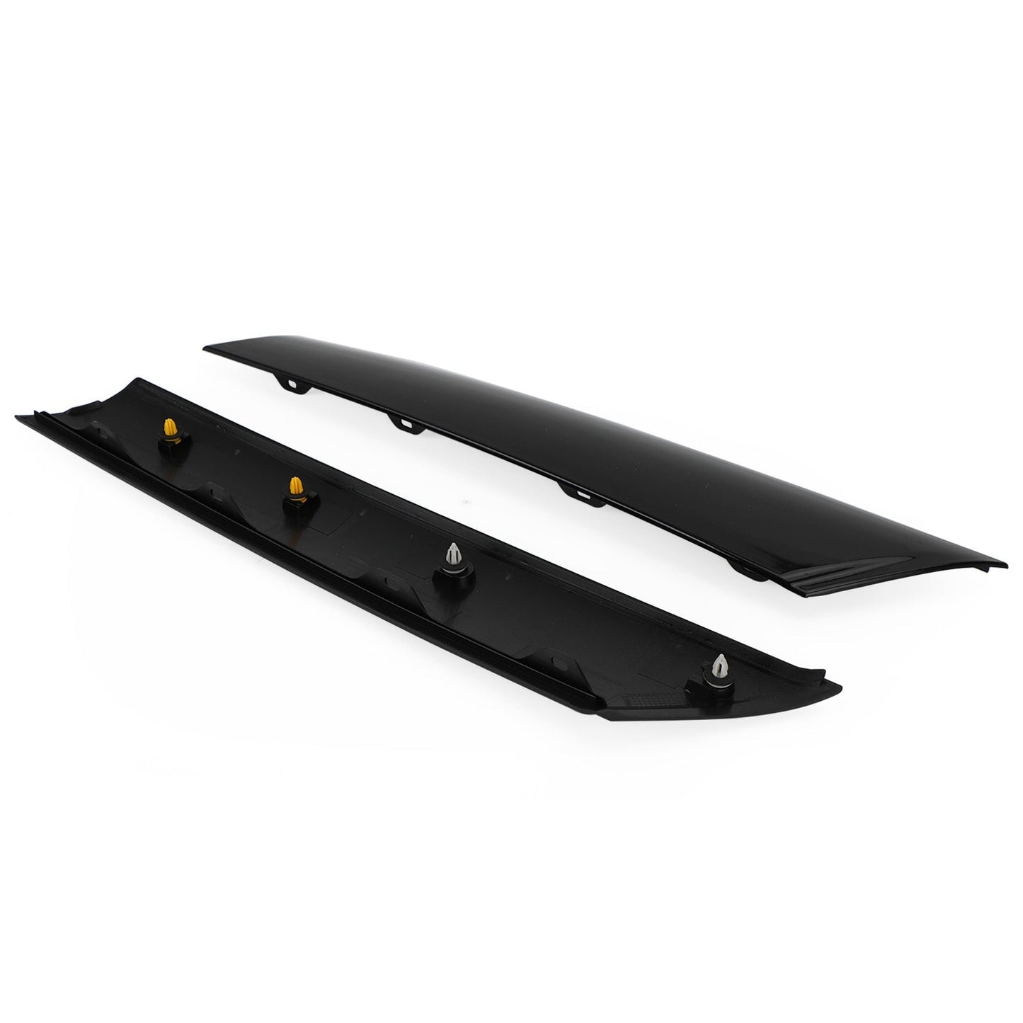2 molduras negras para postes de parabrisas delanteros Mini R55 R56 51137272583/84