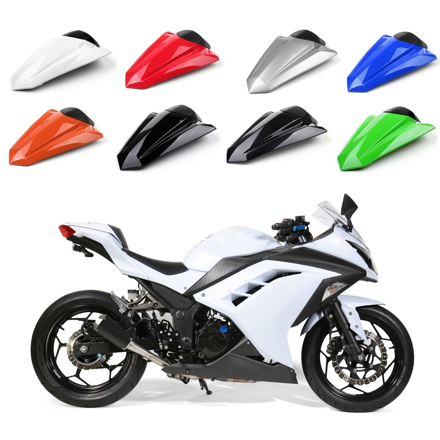 Capot de selle arrière pour Kawasaki Ninja 300R / EX300R 2013-2017