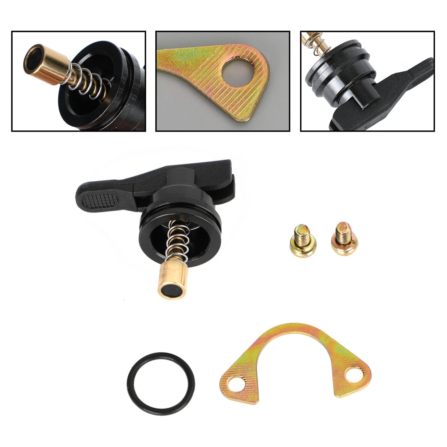 Botón de estrangulación manual del carburador, émbolo de la válvula de arranque, compatible con PHVA, PHVB, PHBN 53015