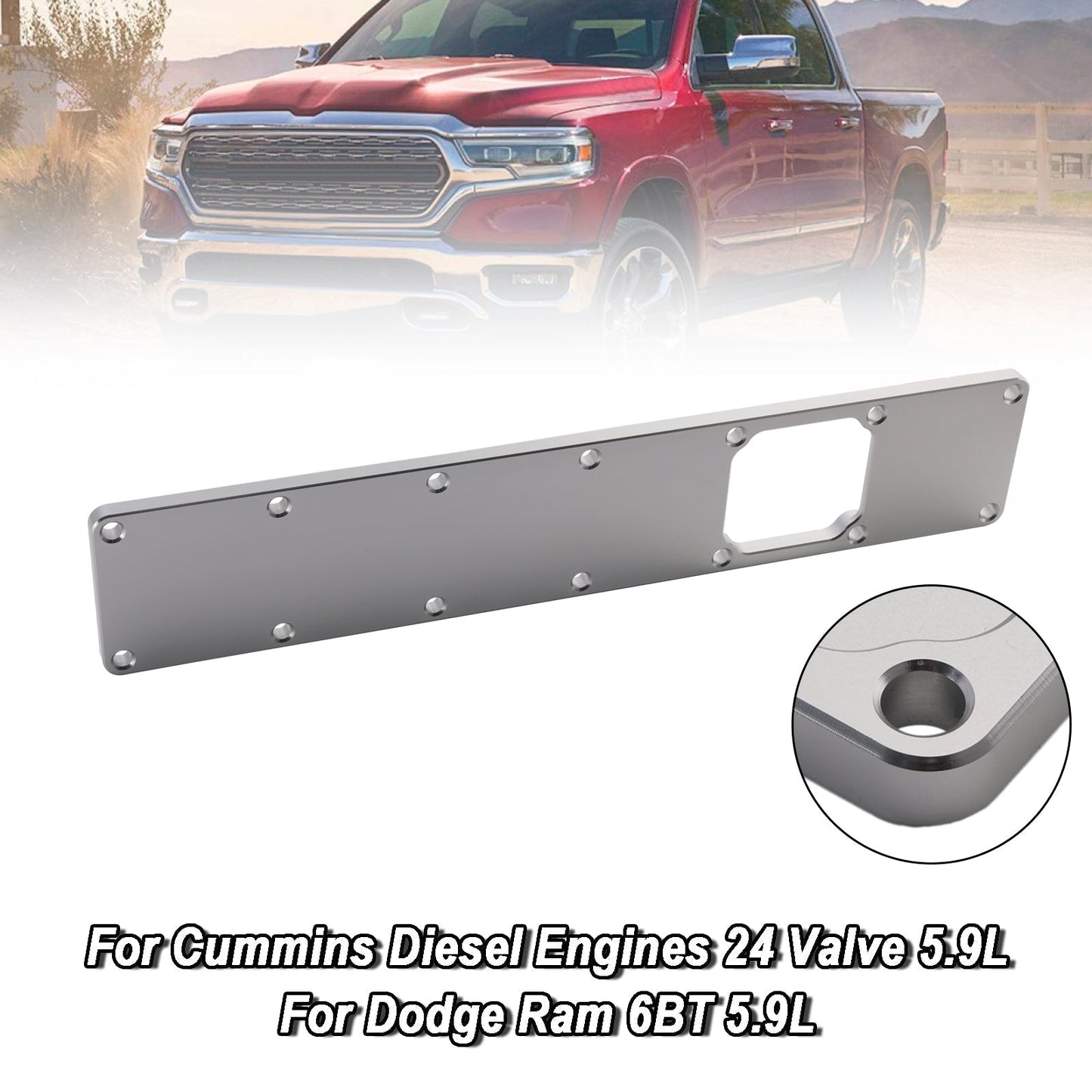Dodge Ram Cummins 6BT Diesel 5.9L Intake Manifold Plenum Plate 24V 551714
