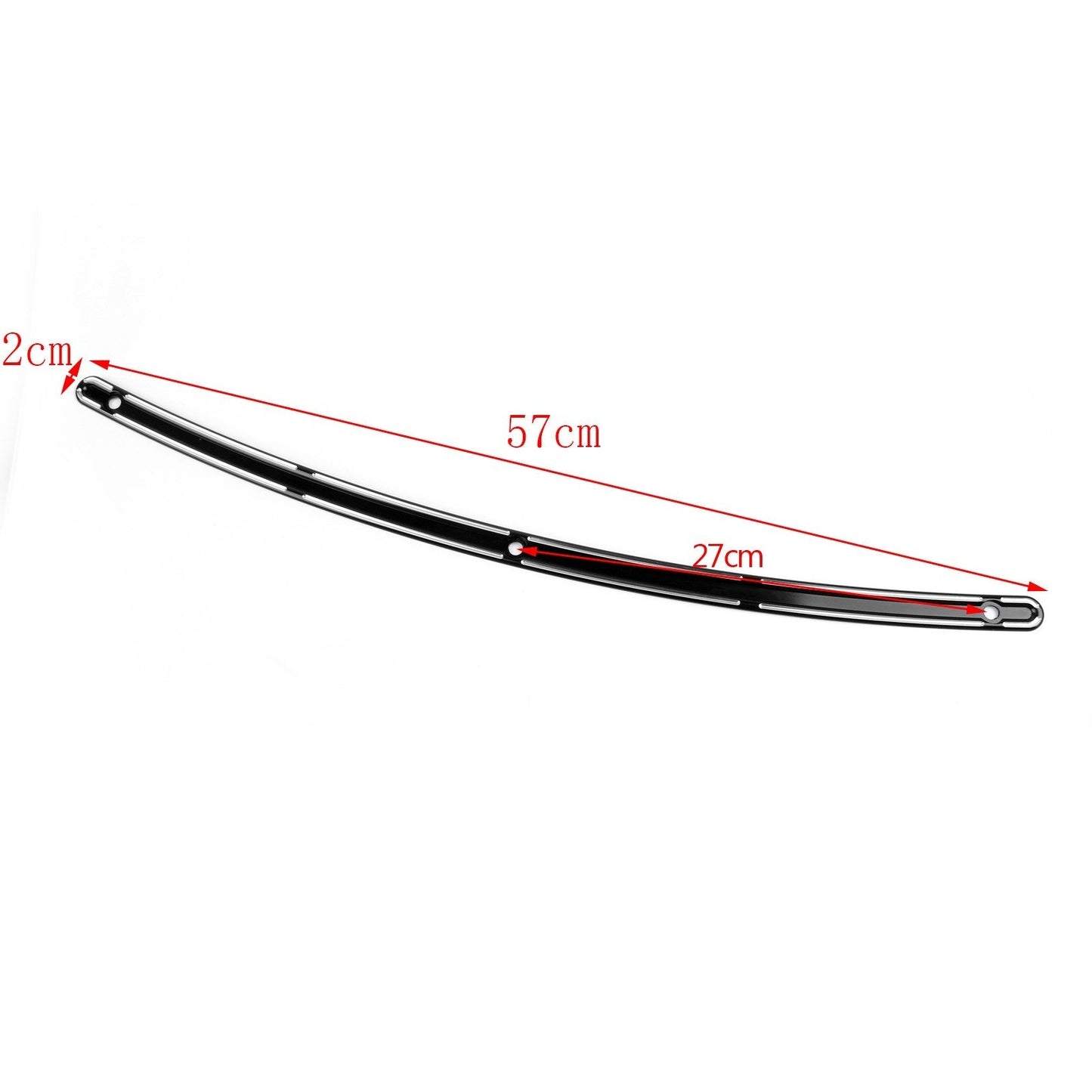 Garniture de pare-brise CNC noire pour Harley Touring Electra Glide FLHX 1996-2013