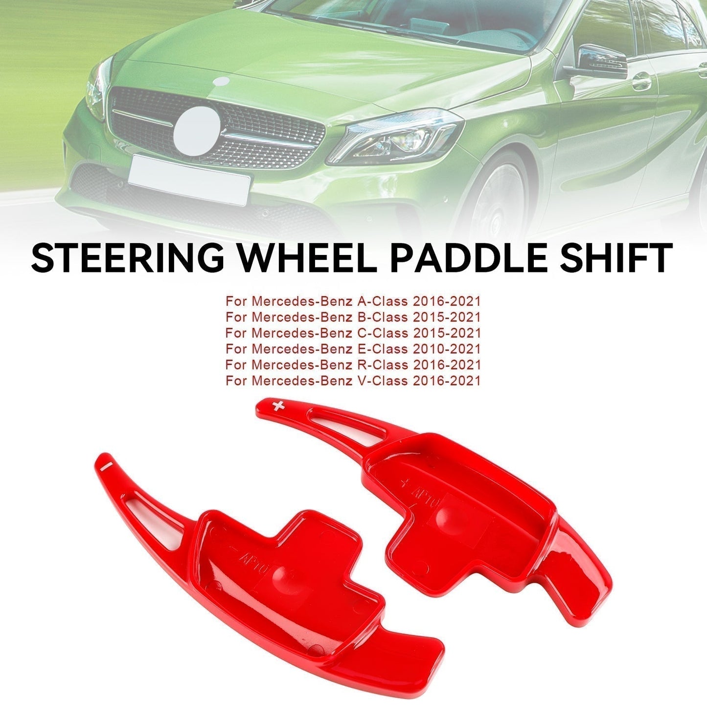 2014-2021 Mercedes-Benz CLS-Class Red Steering Wheel Shift Paddle Shifter Extension