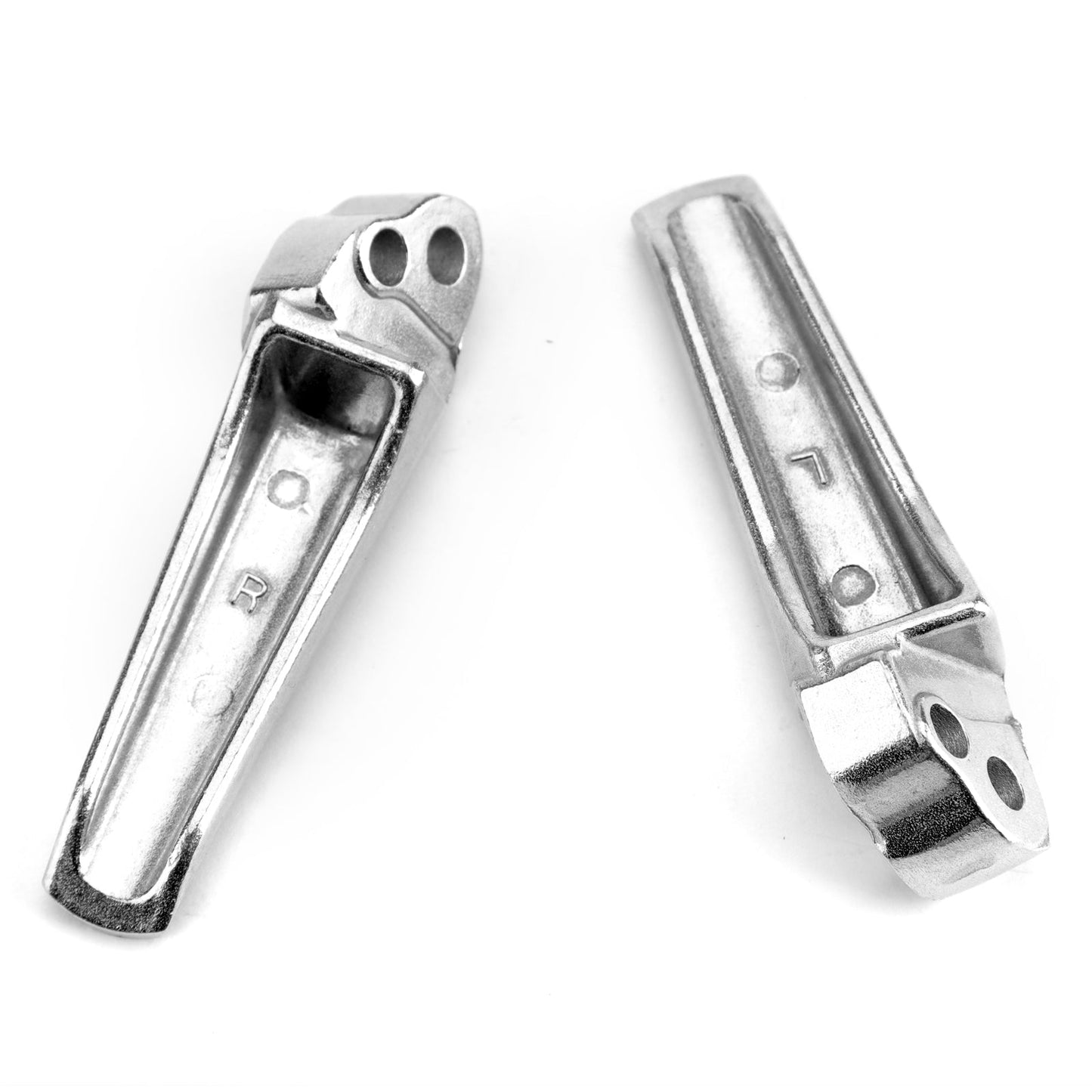 Repose-pieds arrière pour Suzuki GSXR600, GSXR 750, 1000, SV650, 1000, TL1000, argent