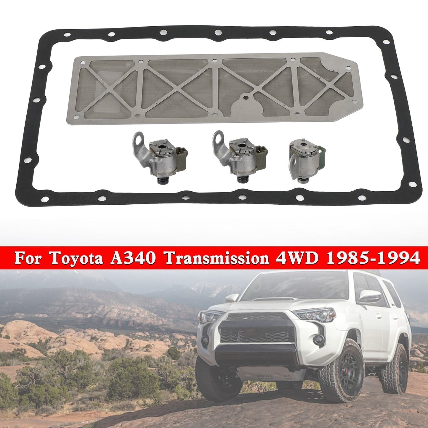 Kit d'entretien de solénoïde de transmission 4 roues motrices Toyota A340 1985-1994 97420 générique