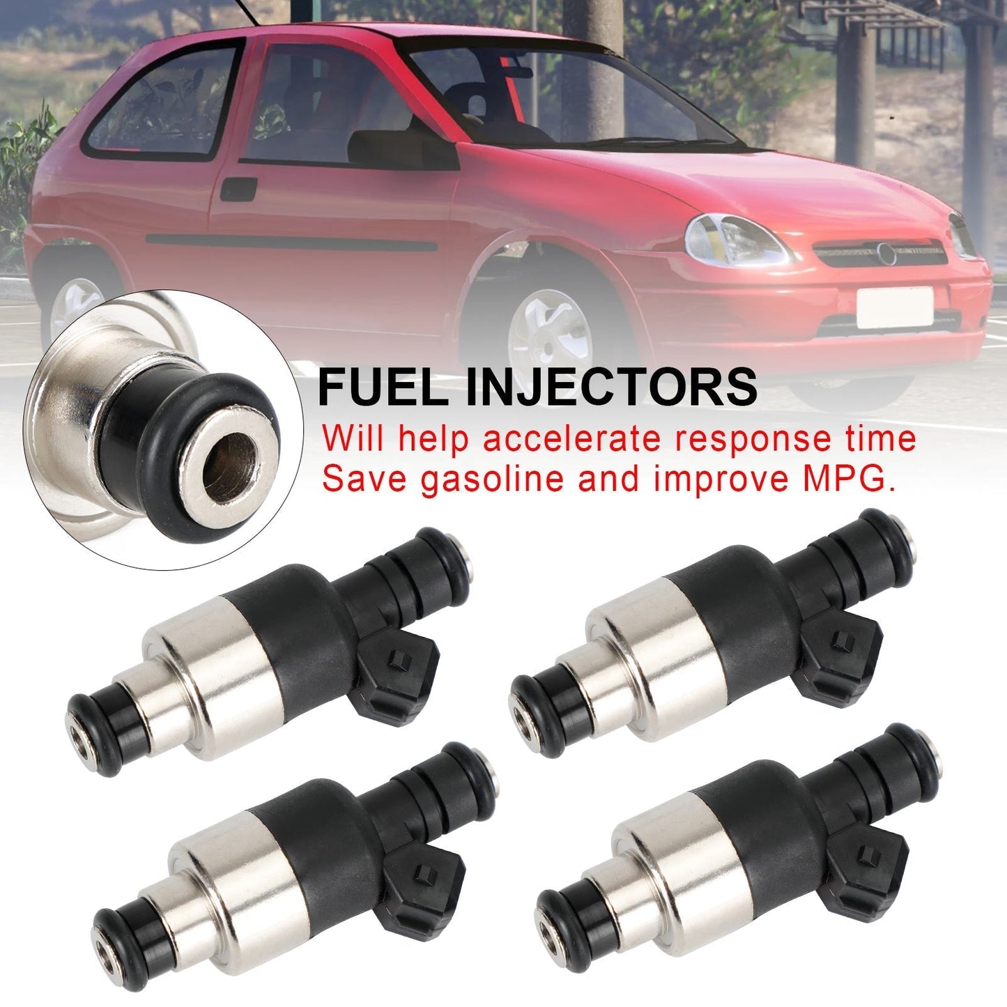 17123919 INJ670 Fuel Injectors Fit 1996-1998 Chevrolet Corsa