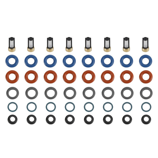 Kit de reparación de inyectores de combustible Volvo S80 XC90 4.4L (8 piezas) y tapa de filtro FJ1073 85212247 1550589