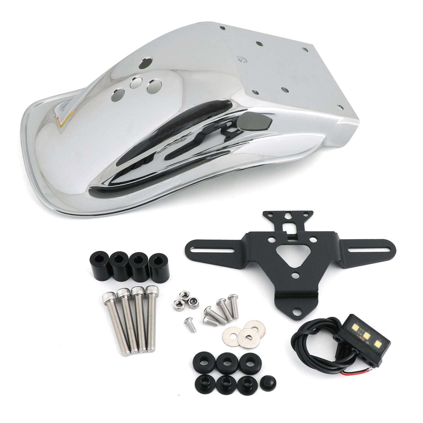Motorcycle Rear Fender Mudguard For For Kawasaki Z900 RS Z900RS Cafe 18-22 Chrome