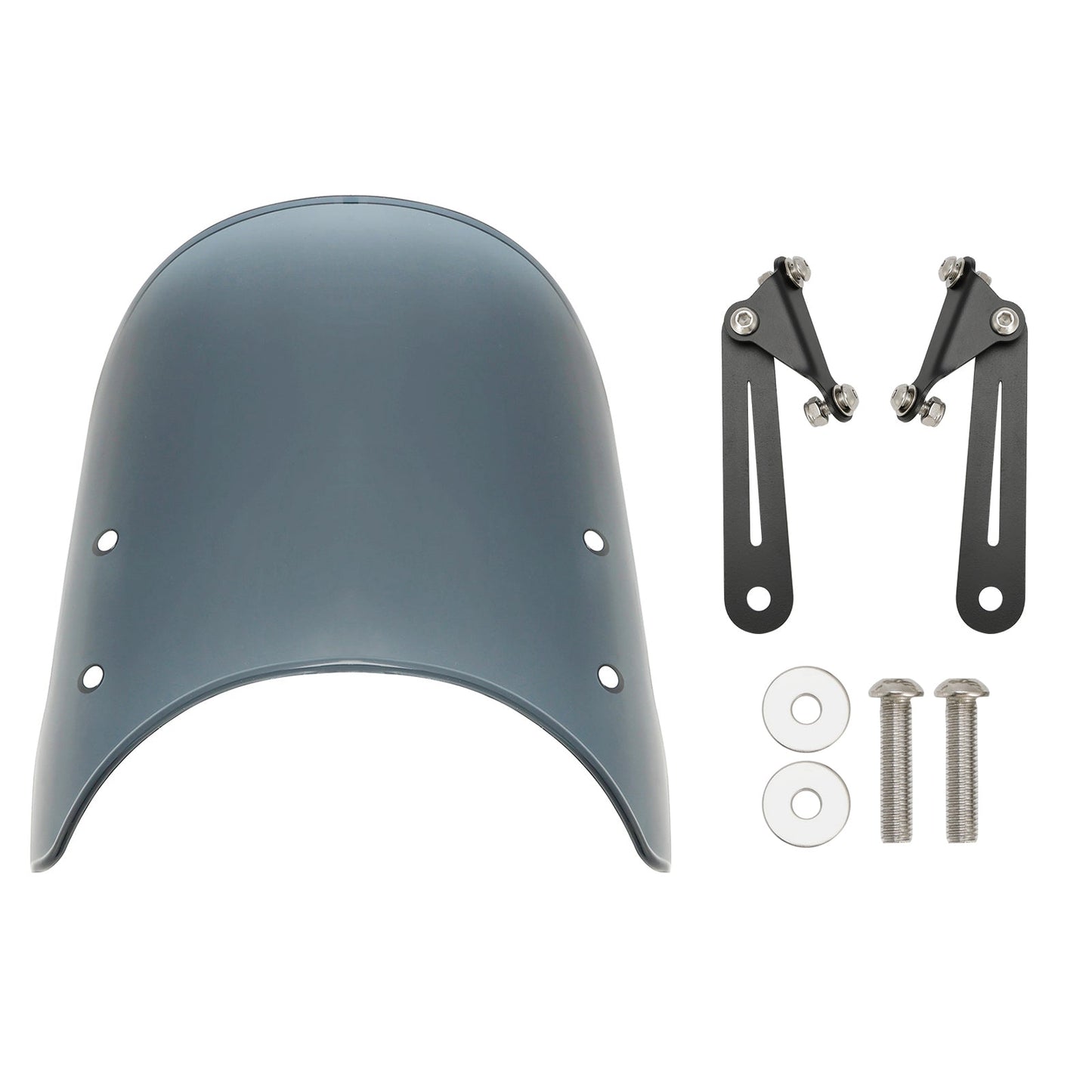 Pare-brise gris Bobber pour Moto Guzzi V7 Classic 16-23 et V9 18-23