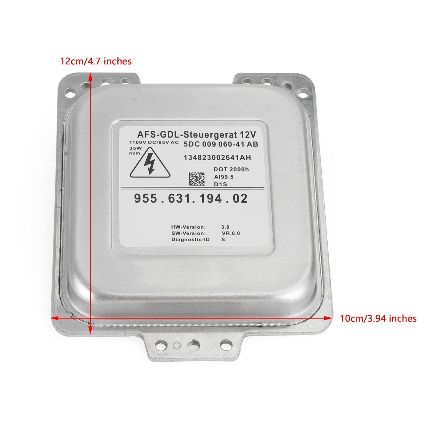Module de commande de ballast HID au xénon pour Porsche Cayenne 2008-2010 955-631-194-02