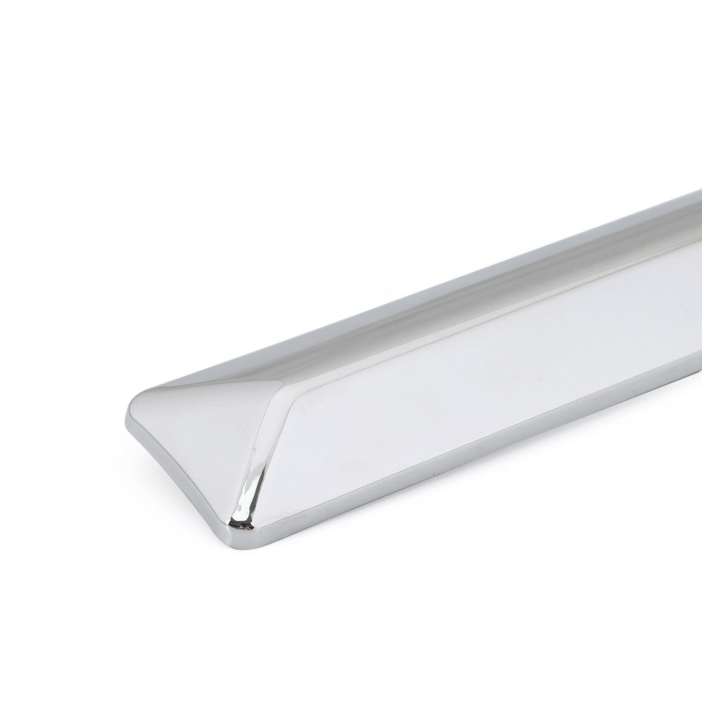 Paire de moulures chromées pour pare-chocs avant supérieur pour Fiat 500 2007-2015