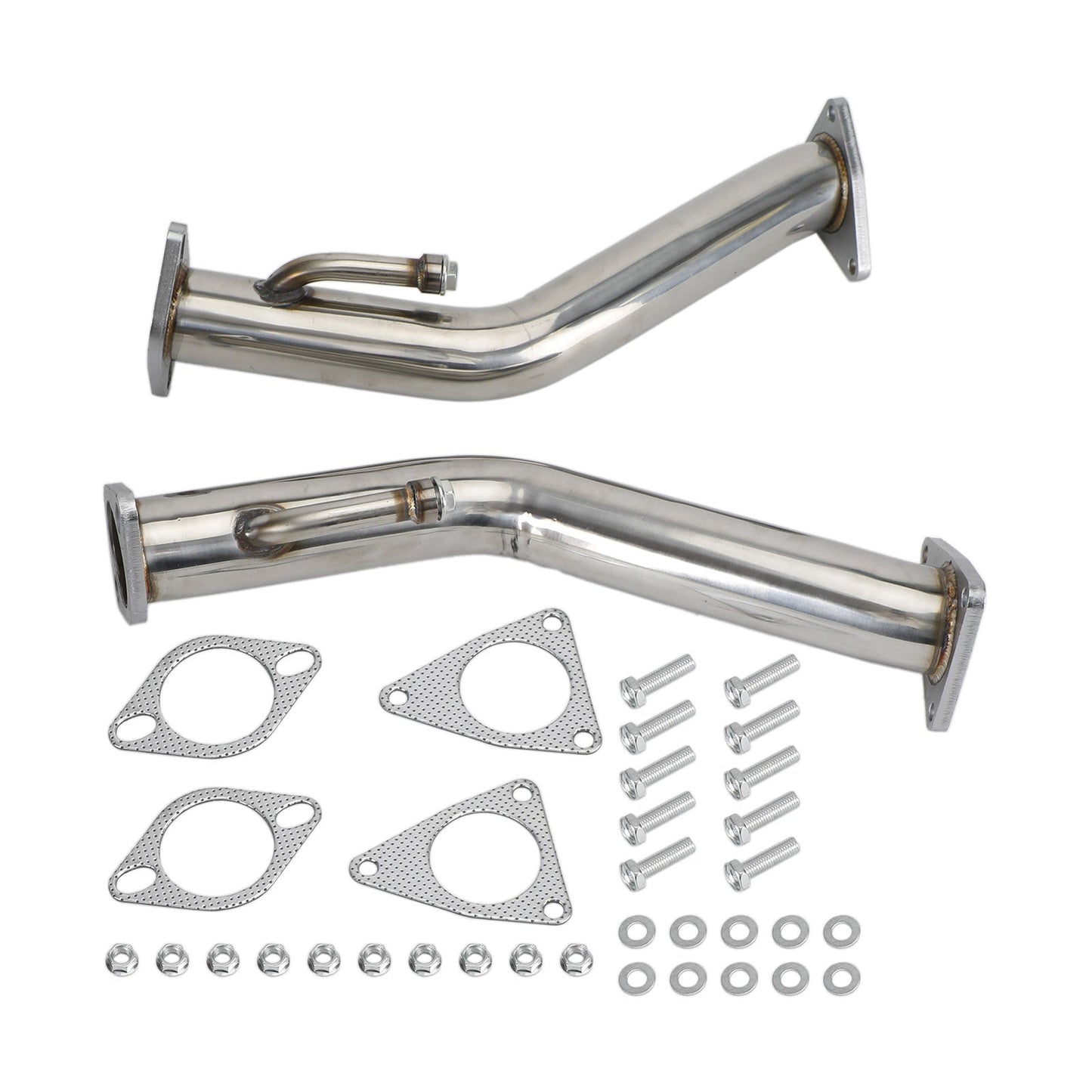 Tuyau d'échappement de 2,5 pouces en acier inoxydable pour Infiniti G37 3,7 L V6 Coupé/Berline (2008-2013)