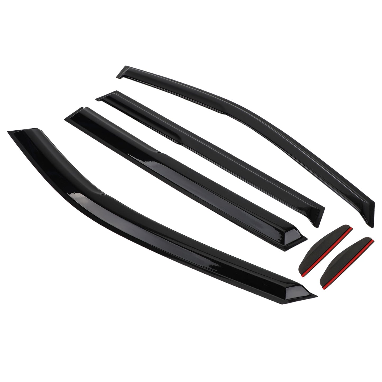 Kit de 6 pare-soleil et pare-pluie pour vitres de voiture Toyota RAV4 2019-2020