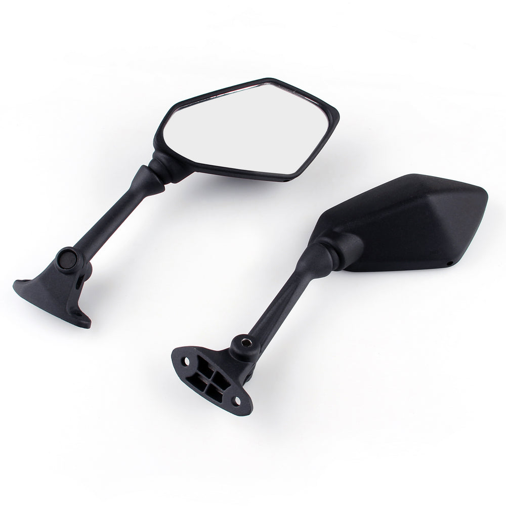Espejos retrovisores de carreras para Kawasaki Ninja ZX6R 2009-2011, color negro