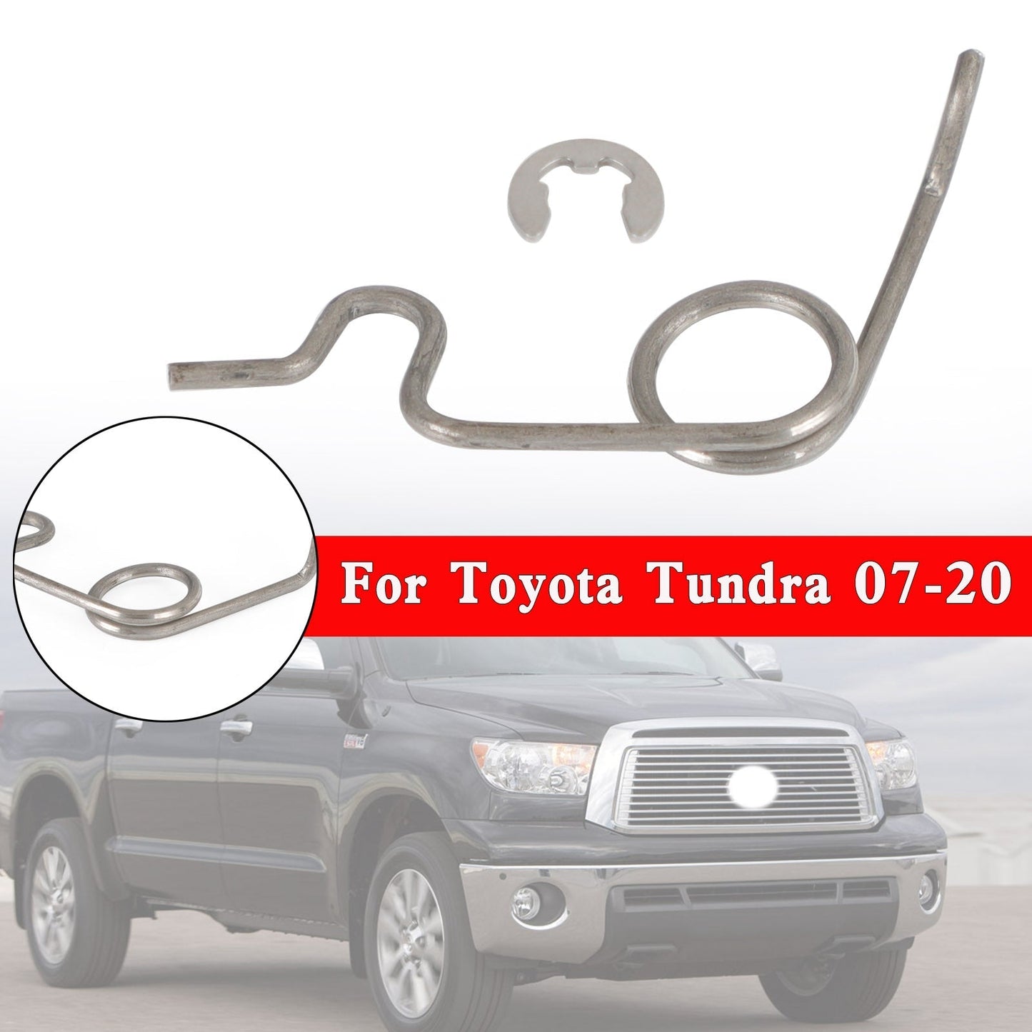 2007-2020 Toyota Tundra 77305-0C050/60 Stainless Steel Fuel Door Pocket Spring