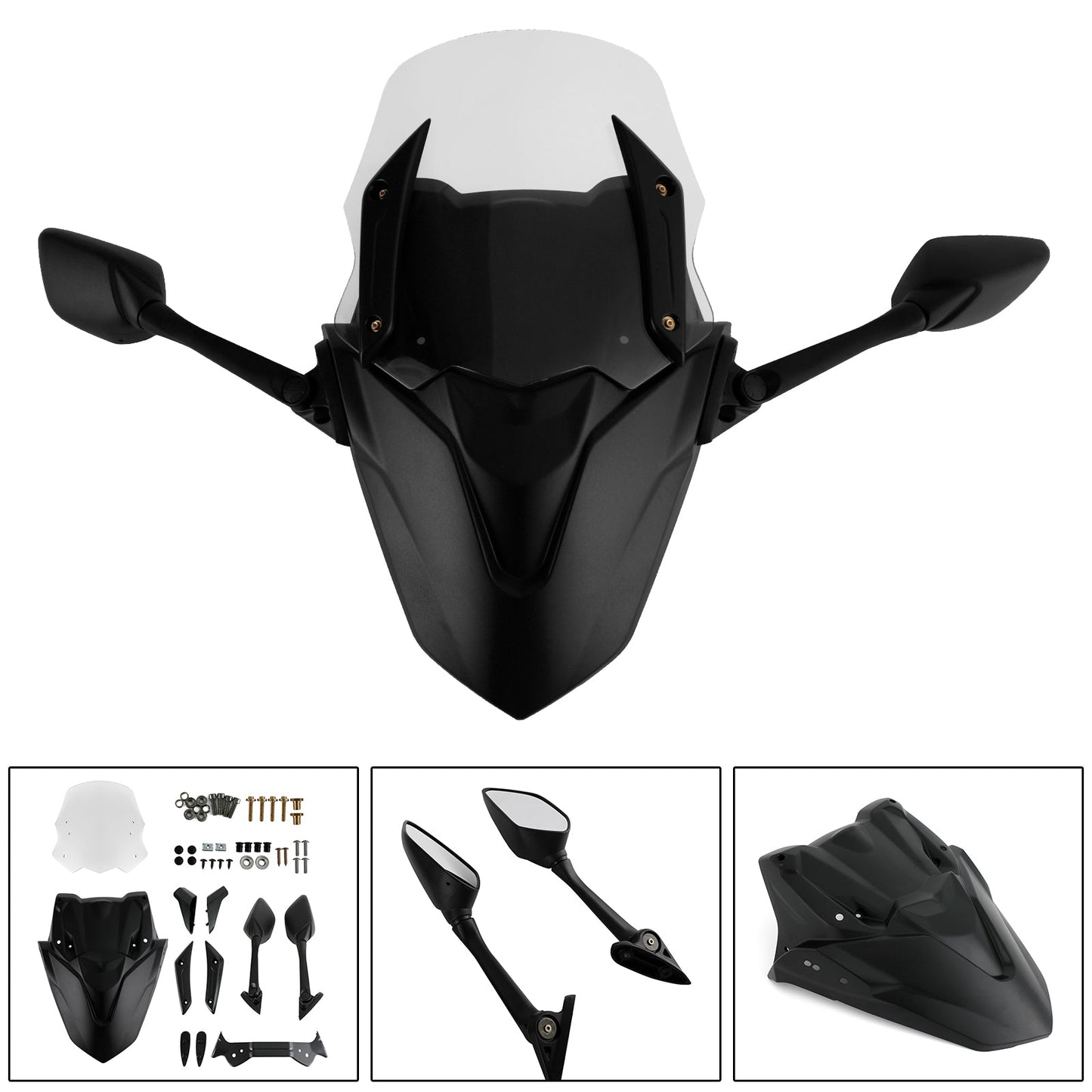 Pare-brise de moto ABS adapté pour Yamaha NMAX155 N-MAX 155 2021-2022
