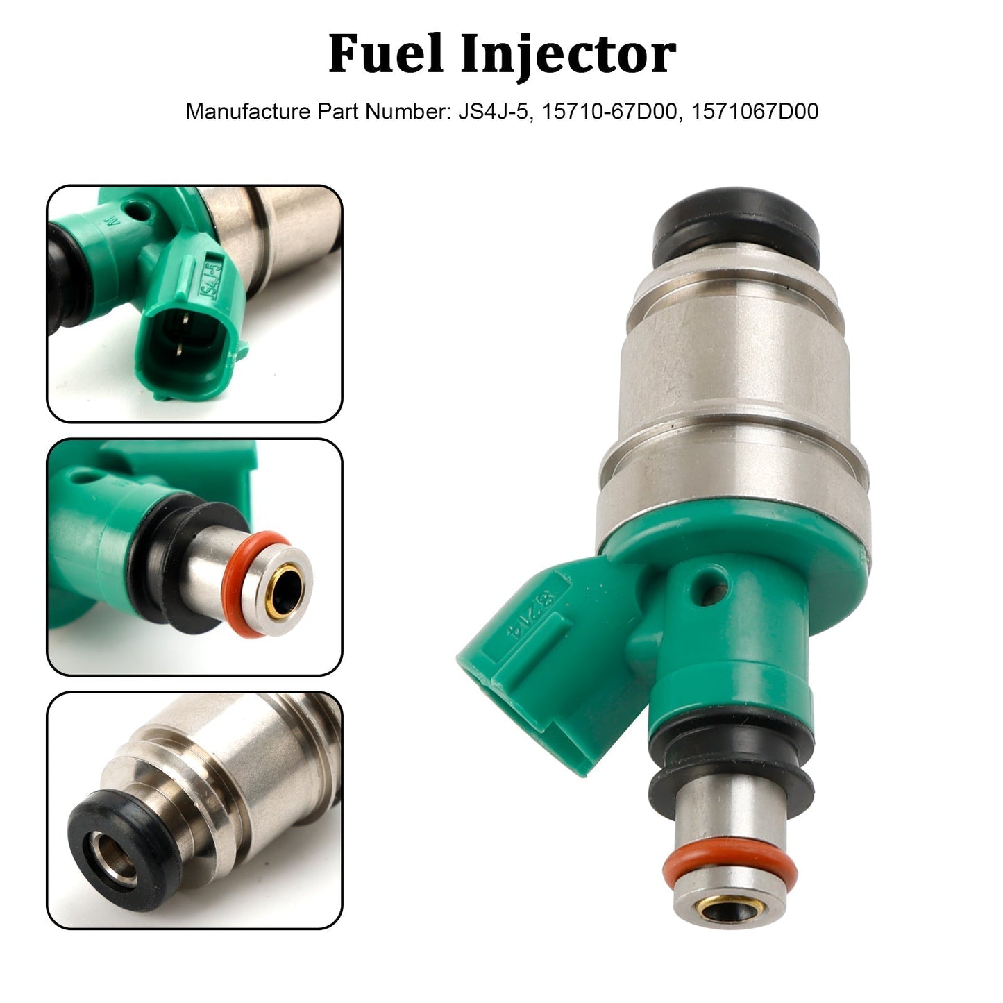 2001-2004 Chevrolet Tracker 2.5L V6 Fuel Injector 15710-67D00 JS4J-5