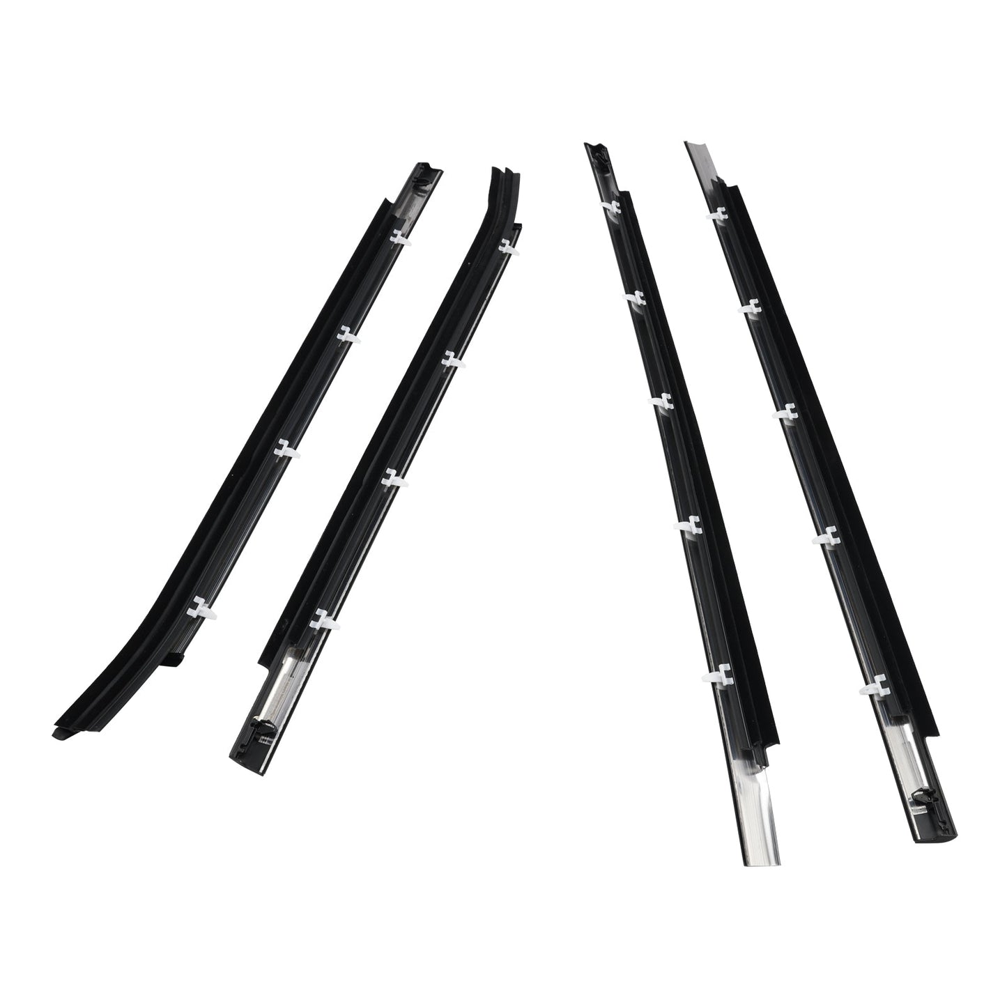 Joint d'étanchéité pour vitre extérieure inférieure de Toyota Tundra Double Cab 2000-2006, 4 pièces, 75720-0C010 et 75710-0C010