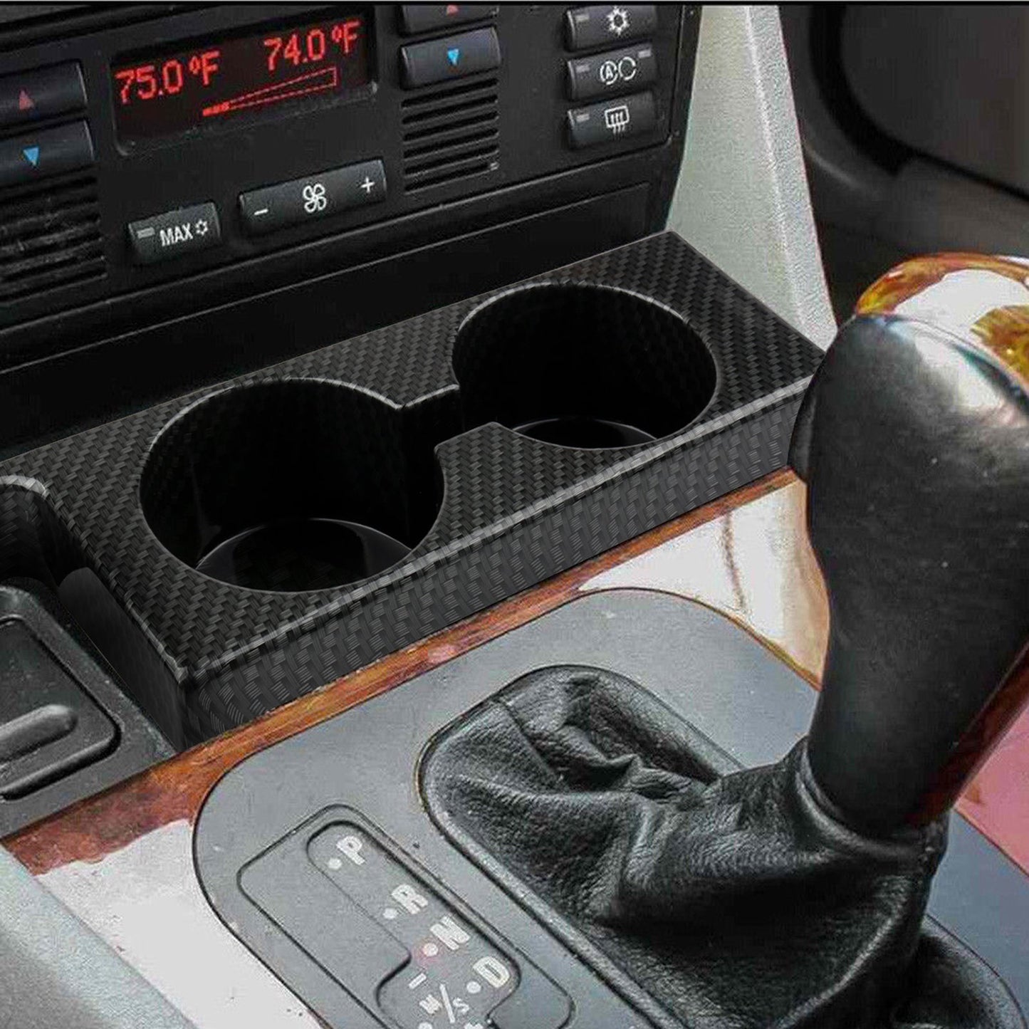 1999-2003 BMW E39 M5 Base Sedan 4-Door New Front Cup Holder Carbon