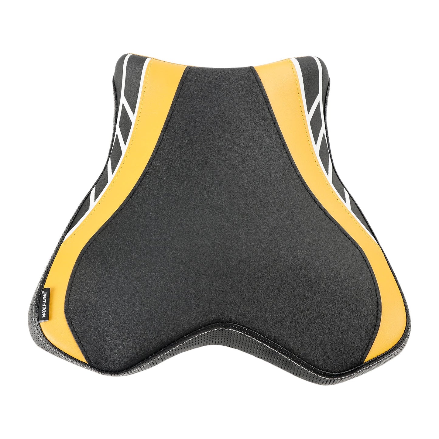 Asiento delantero para Yamaha YZF-R1 15-23, color rojo y amarillo