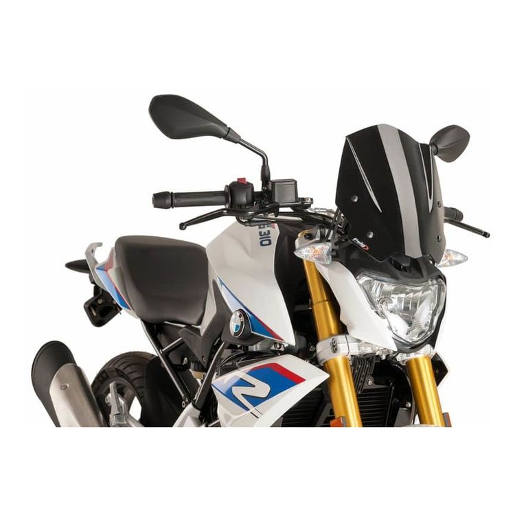 Pare-brise de moto en plastique ABS noir pour BMW G310R 2017-2022