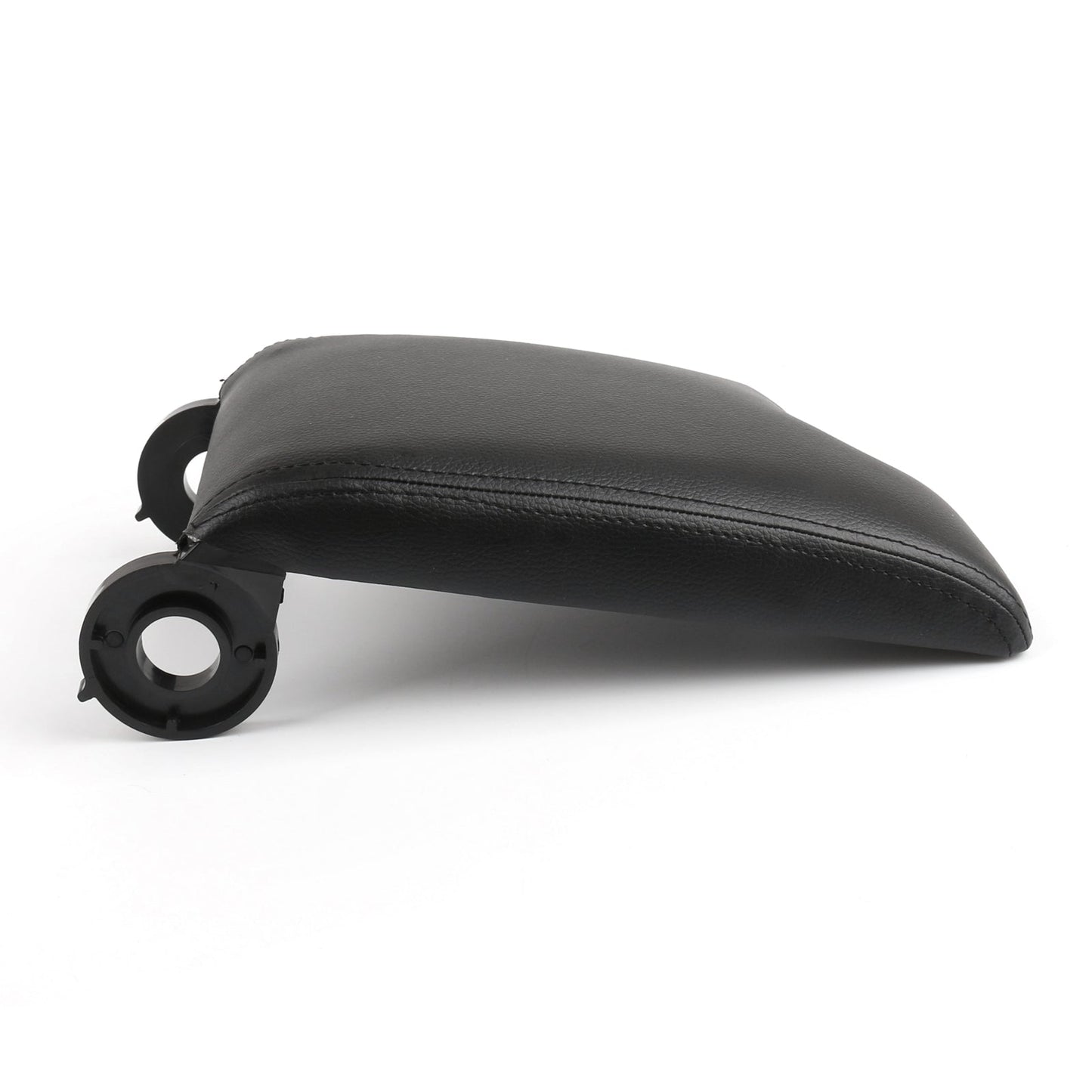 BMW E46 3 Series 98-06 Black Leather Armrest Center Console Lid Cover