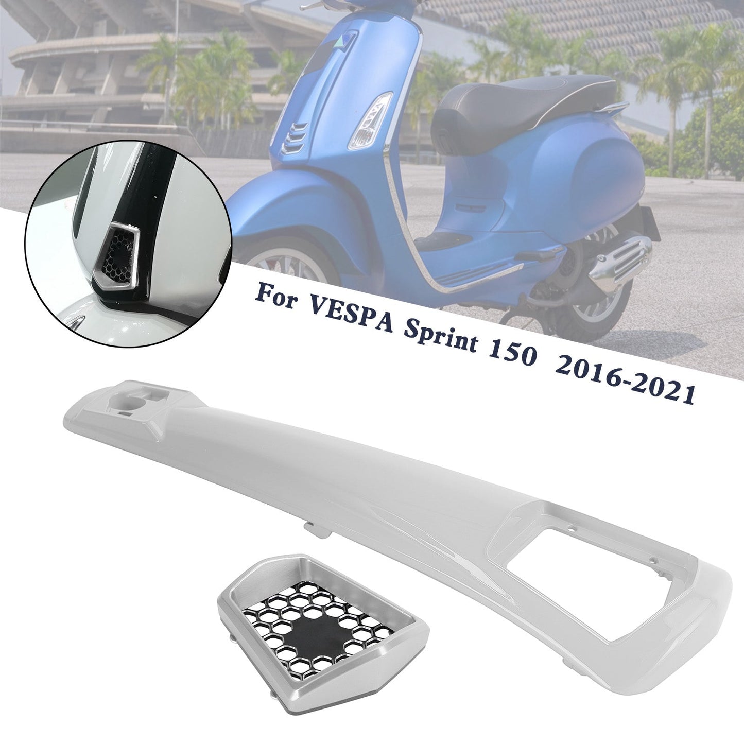 Carénage de couvercle de klaxon de direction pour VESPA Sprint Primavera 125/150 2014-2021