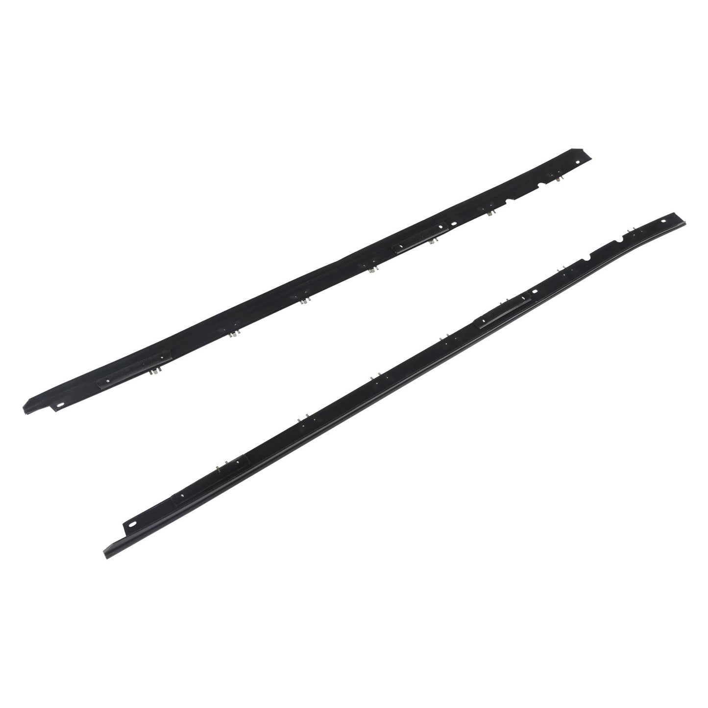 1984-1996 Chevrolet C4 Corvette Driver + Passenger Sides Door Panel Outer Window Seals MID-845680