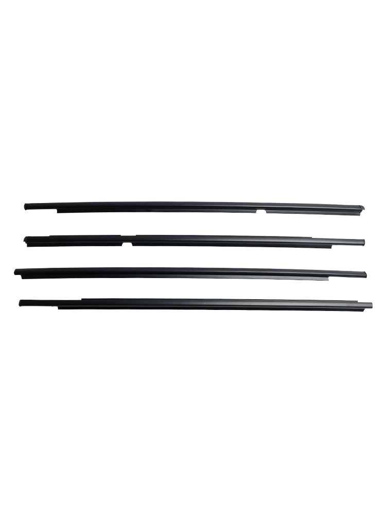 2005-2011 Toyota Yaris (NCP90, NCP91, KSP90, ZSP90) 4 pièces moulures de joint d'étanchéité pour vitres de portières extérieures 68160-52110 68210-52110