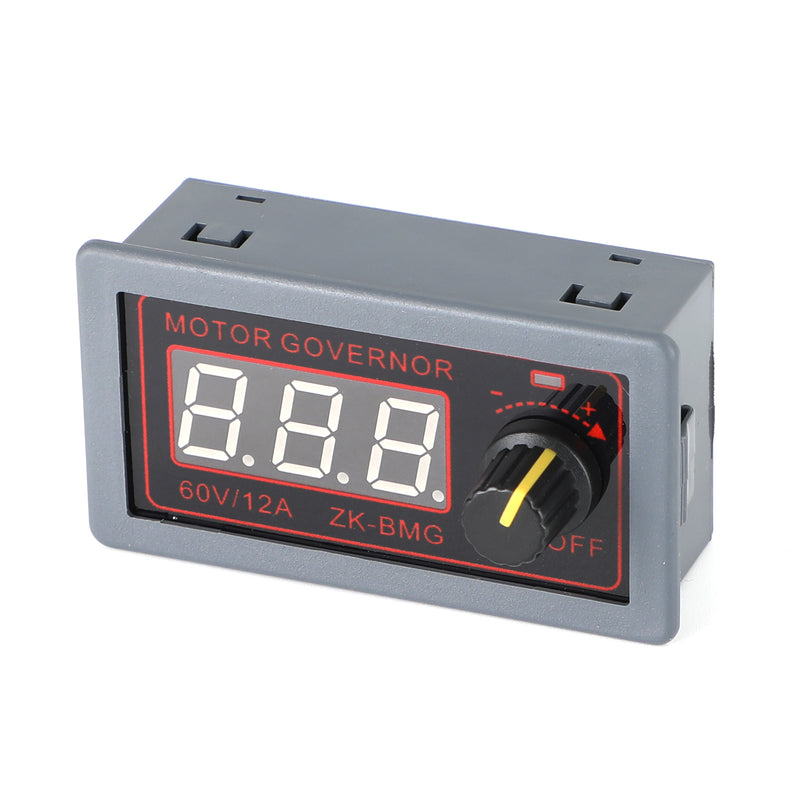 Controlador de velocidad del motor PWM DC 12 V, 24 V, 60 V, 500 W, regulador de velocidad ajustable