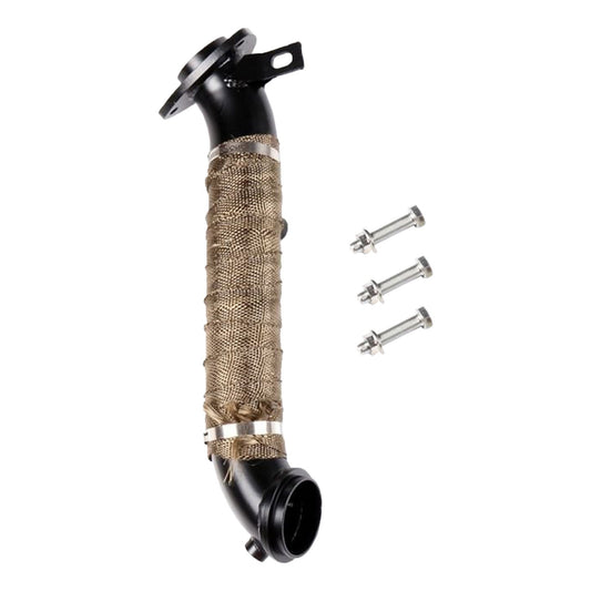 2011-2014 Sierra For GMC 2500 HD 6.6L Duramax 3" Turbo Exhaust Downpipe Black