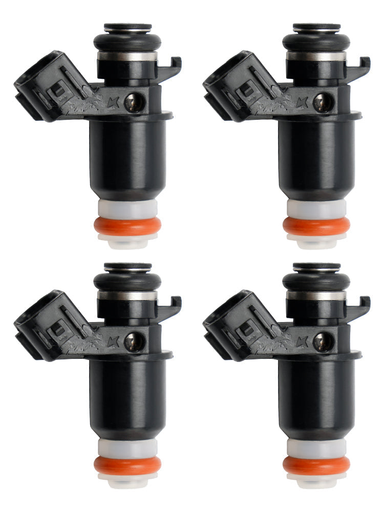 Lot de 4 injecteurs de carburant pour Honda AquaTrax F12 F12X 02-07 R12 R12X 03-07 16450-HW1-672