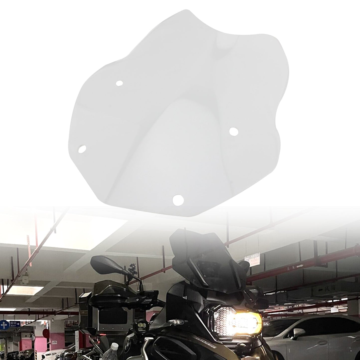 Pare-brise pour BMW R1200GS Adv LC 2014-18 et R1250GS Adventure 2019