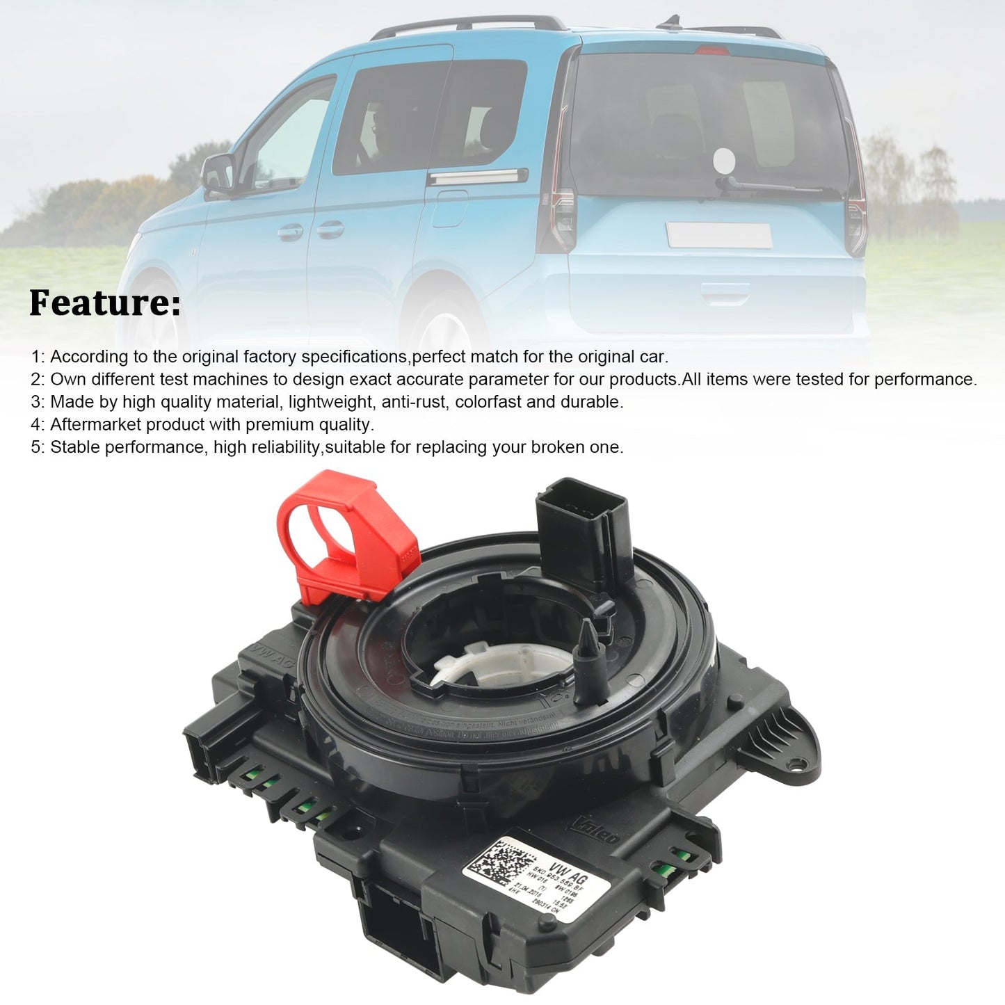 2016-2023 For Volkswagen Sharan/Syncro/4motion Cruise Control Clock Spring Module 5K0953569BF