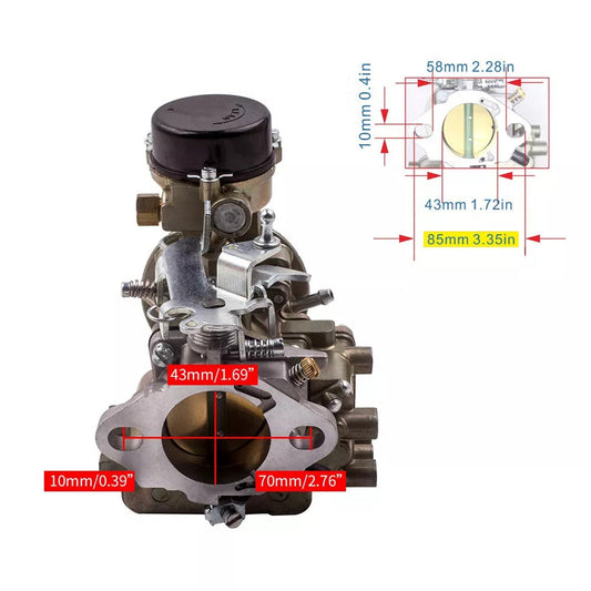 1975-1982 Ford 240 250 300 engine YF C1YF 6 CIL Carburetor D5TZ9510AG RSC-300A