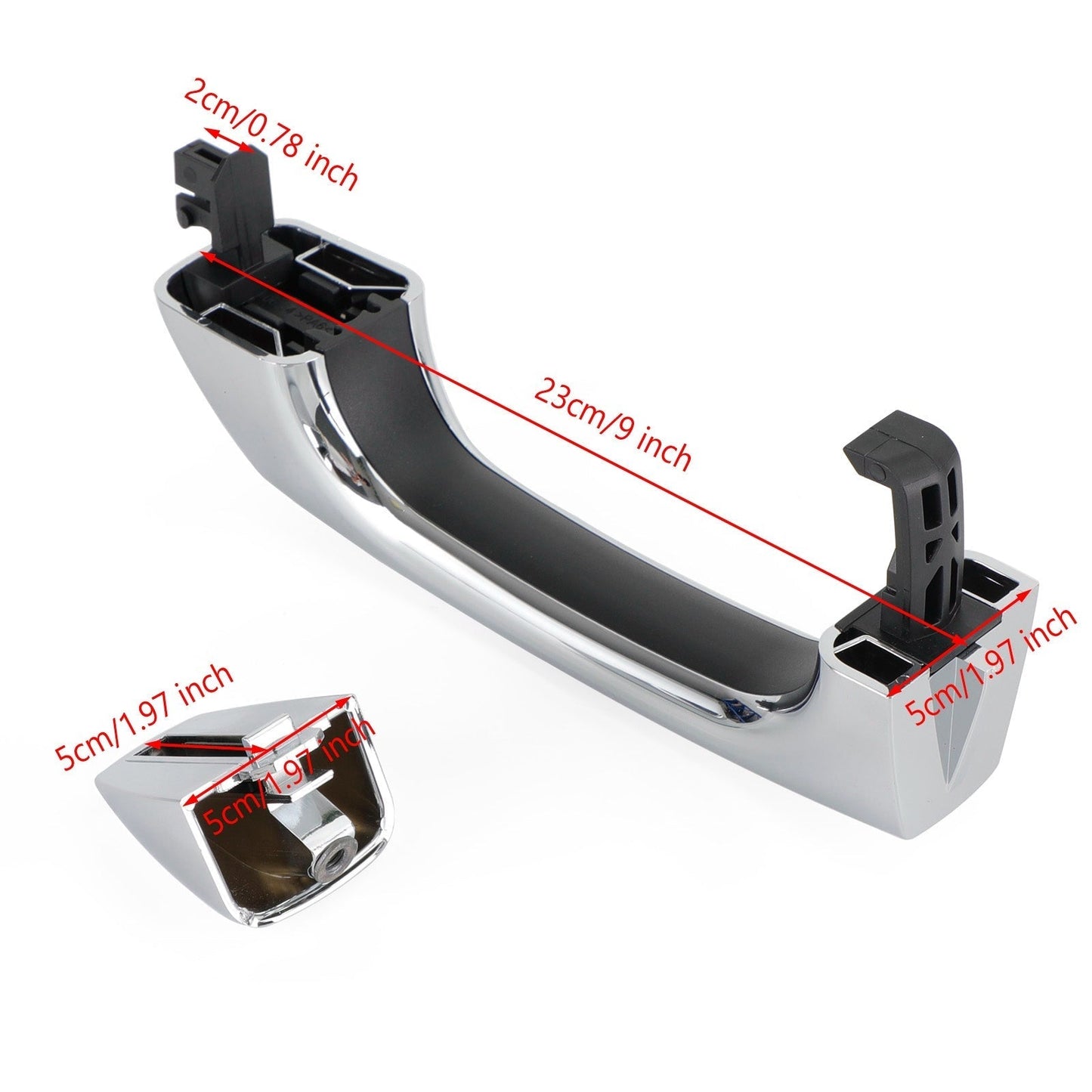 Poignée de porte extérieure chromée pour Hummer H3T 2009-2010 1253074667 15296932