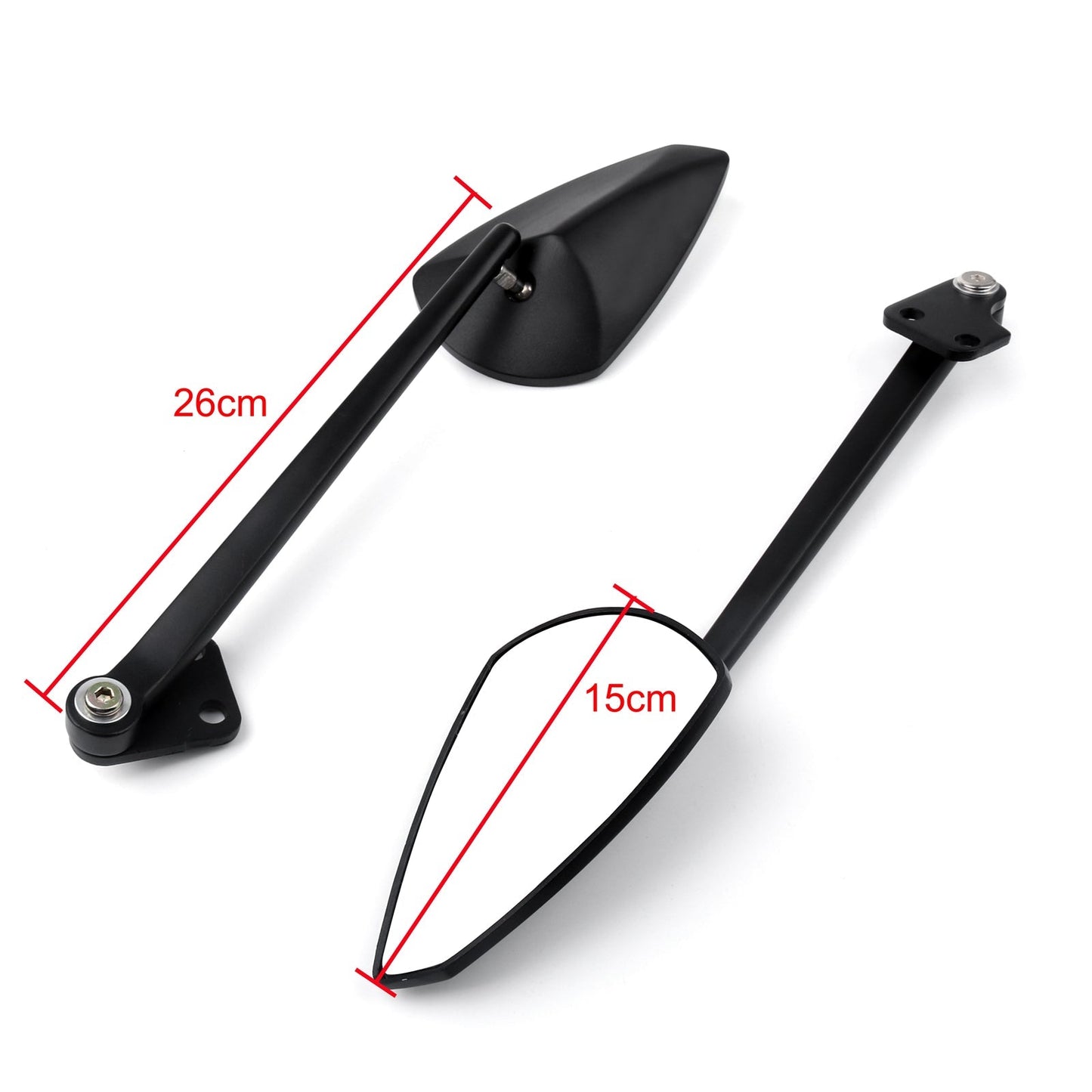 Rétroviseurs pour Yamaha TMAX T-MAX 530 2012-2013 Noir