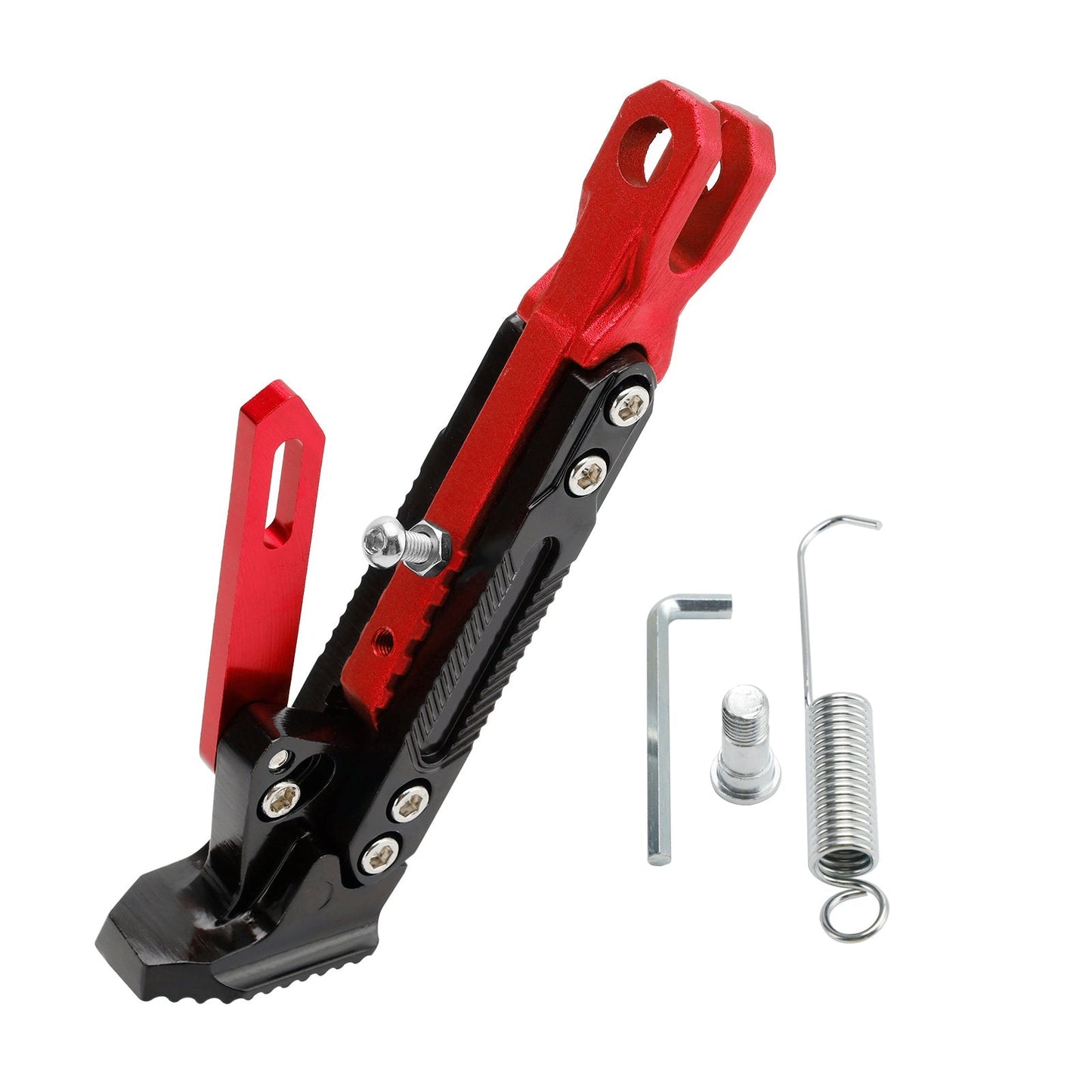 Béquille de moto électrique, support de stationnement, béquille latérale réglable