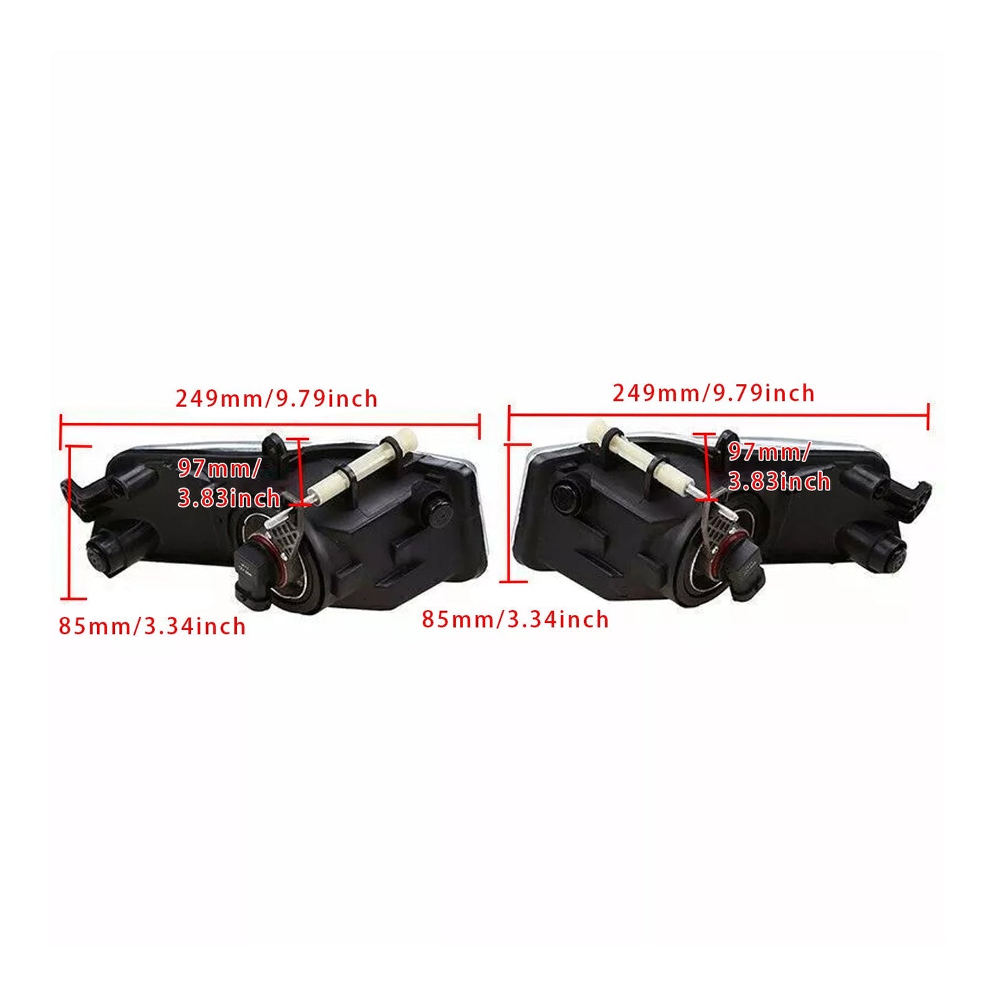 Paire de feux antibrouillard avant pour Audi A6 C6 2009-2011 4F0941699A 4F0941700A