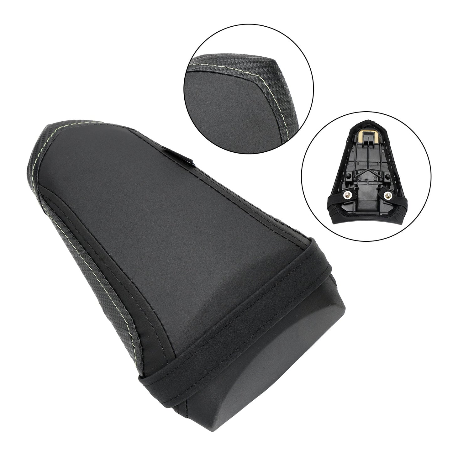 Coussin de siège passager arrière plat en polyuréthane pour Yamaha YZF-R7 2021-2022 YZF-R1, rouge
