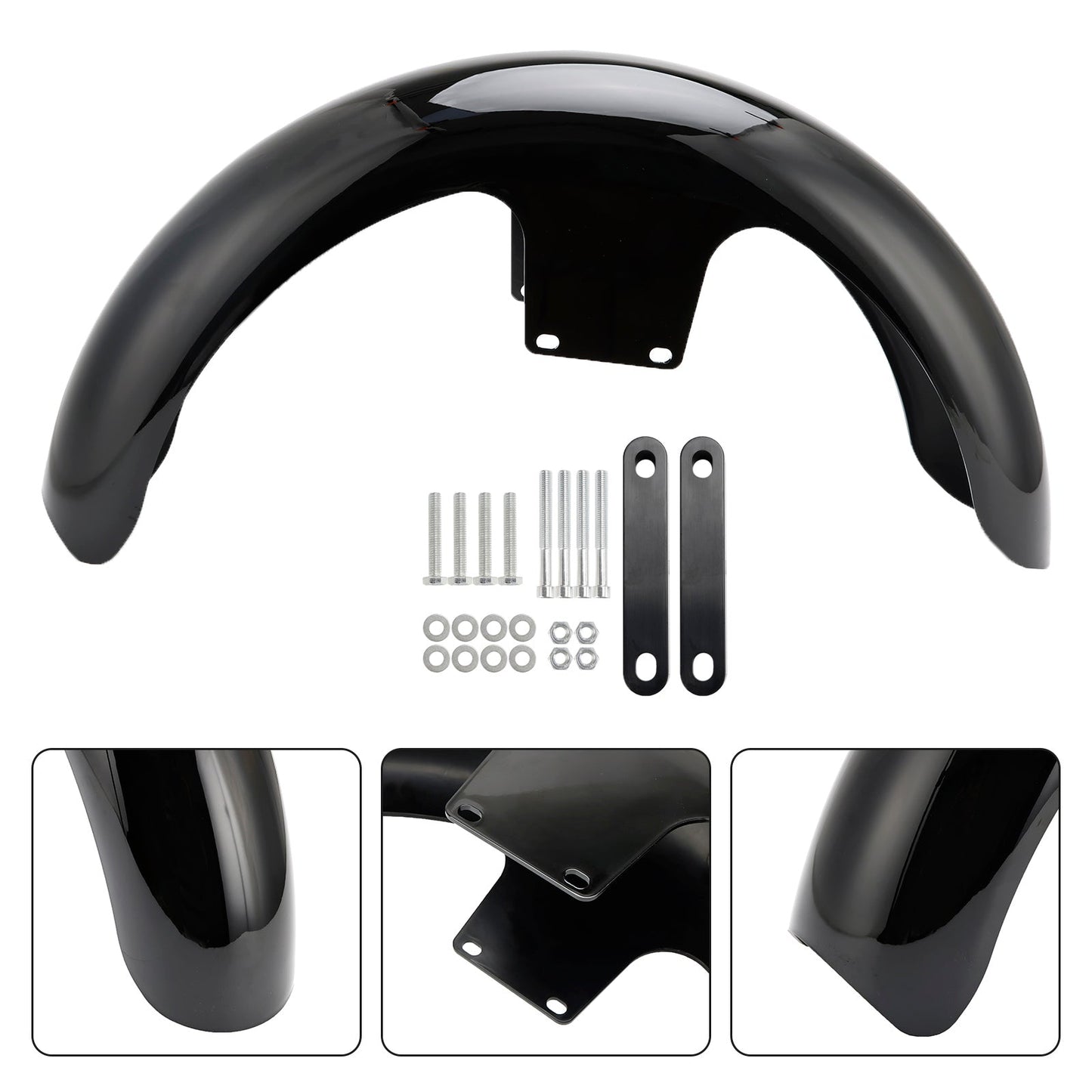 Garde-boue avant enveloppant ABS 19" Touring Electra Street Road Glide Baggers FLHT FLHR