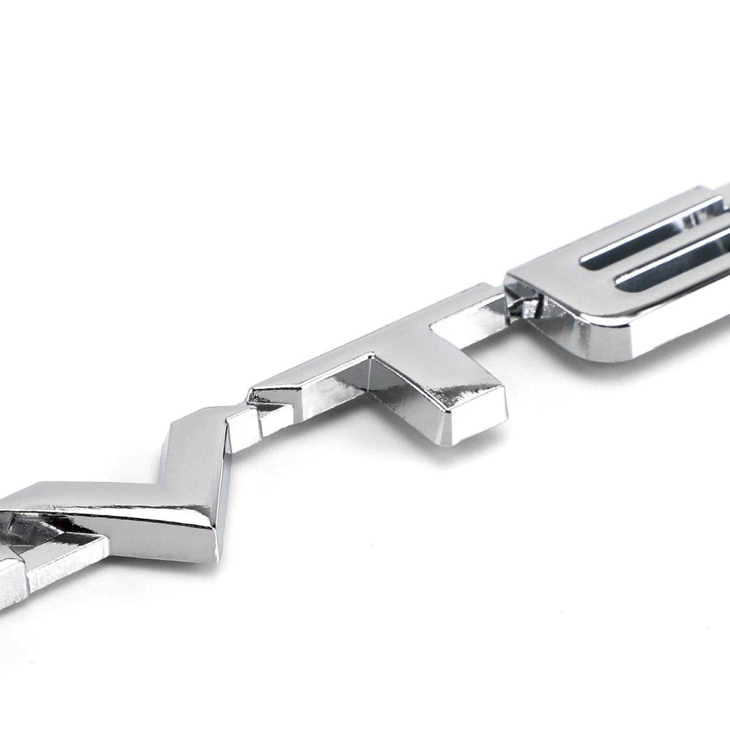 Autocollants 3D en métal pour coffre de voiture i-VTEC, emblème turbo arrière, argent