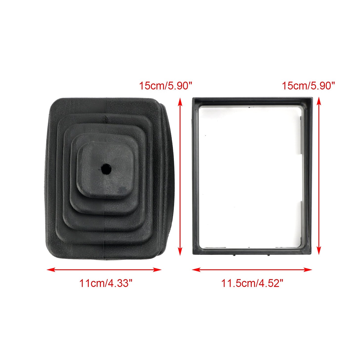 1997-2004 Jeep Wrangler TJ Shifter Boot Retainer Bezel Ring Manual Trans 52078558 53000056